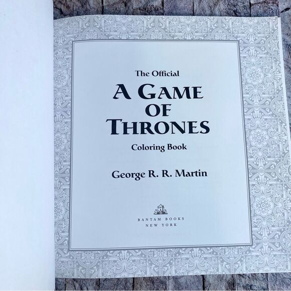 The Official A Game of Thrones Adult Coloring Book A Song of Ice Fire Paperback - Picture 3 of 9